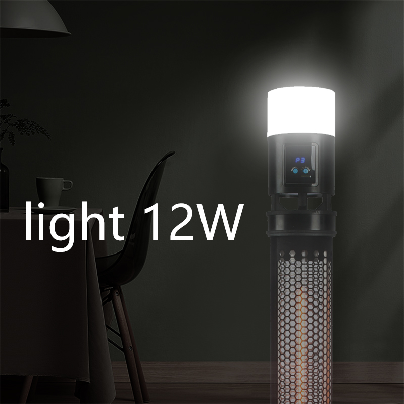 Portable Freestanding Weatherproof Infrared Quartz Heater with Lighting for Outdoor & Indoor Use product view