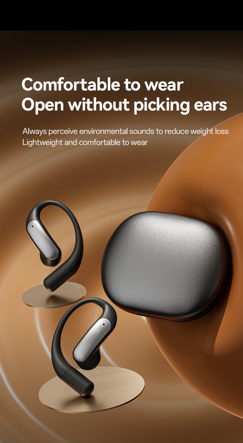 M127 Ows Wireless Earbuds BT 5.4 Open Stereo Sports Earphones LED ENC Noise Cancellation IPX5 Waterproof for Android/iOS/Windows detail