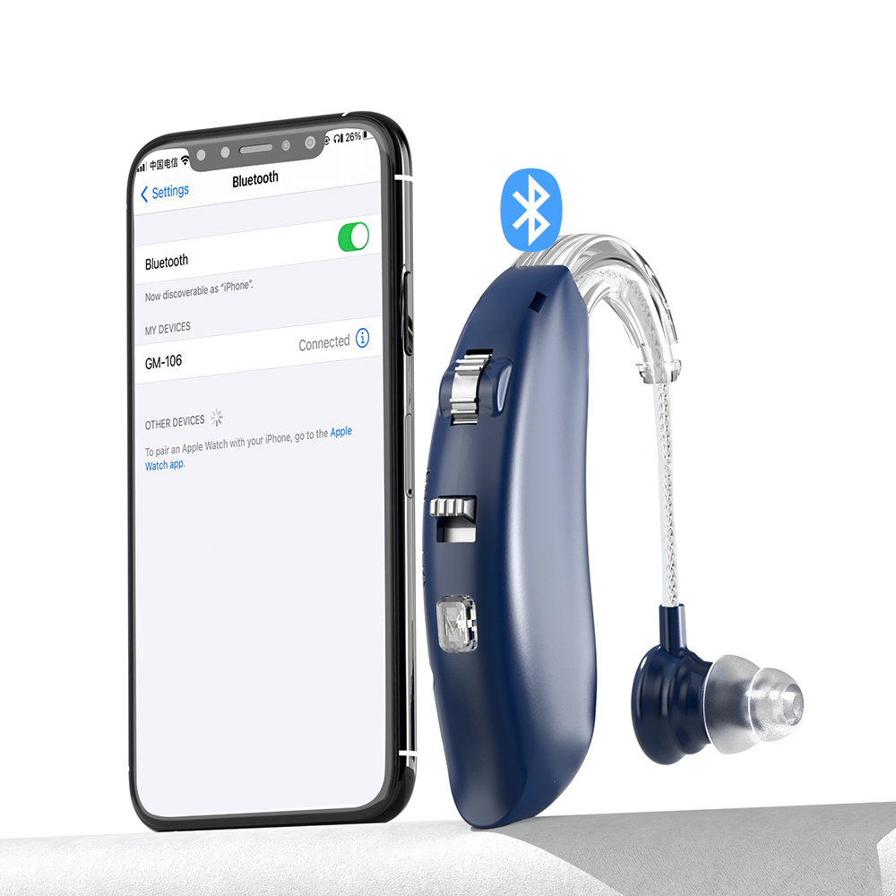 Bluetooth BTE Hearing Aids for the Deaf Price List Rechargeable Digital Hearing Aids Manufacturer Wholesale Hearing Aid Cheap detail