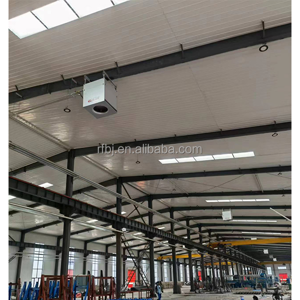Rife DH-D/R5 High Bay Heating Unit Industrial Warehouse Heater Suspended Ceiling Mounted 380V Electric Aluminum Alloy Energy product view