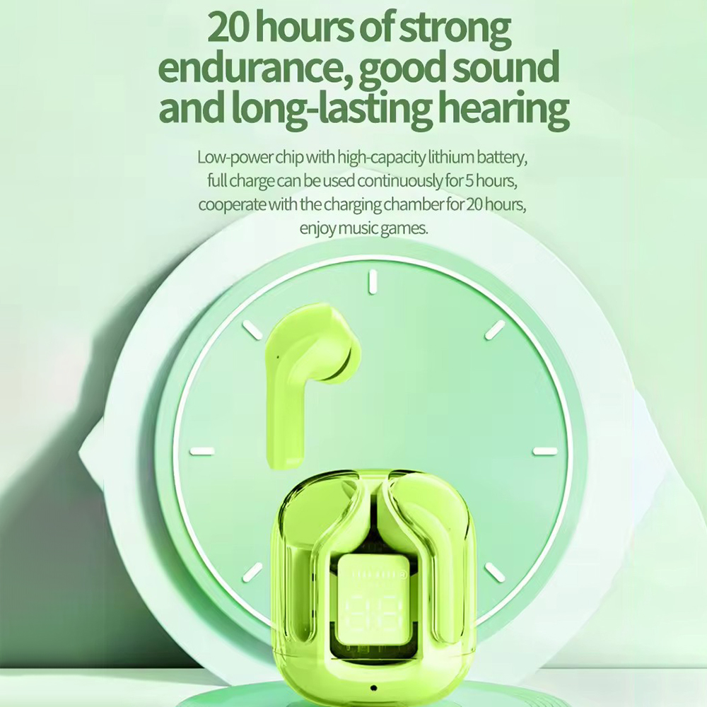 Air31 Newest Digital Display Earphone TWS True Wireless Headphones Waterproof for Music Gaming Sports Headphones product view