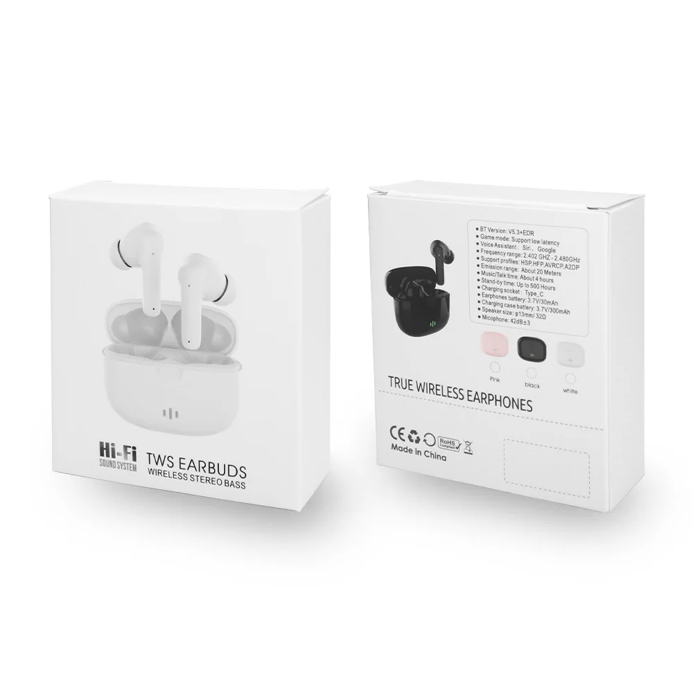 D-1170 TWS Wireless Earphones in Ear Sports Headphones Noise Cancelling Gaming Stereo Earbuds Long Battery Life Headphones product view