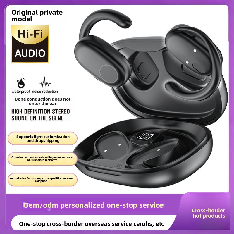 Air65 Wireless for 5.3 Life Waterproof Bone-Conduction Earphones Lightweight Convenient Pain-Free Sports Headphones product view