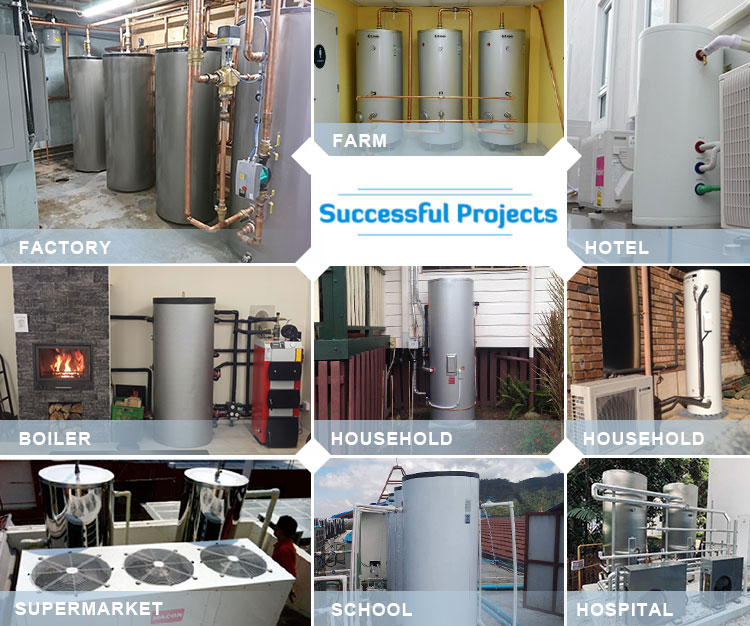 Excellent Waterproof 300L Duplex Stainless Steel square Electric Water Heater detail