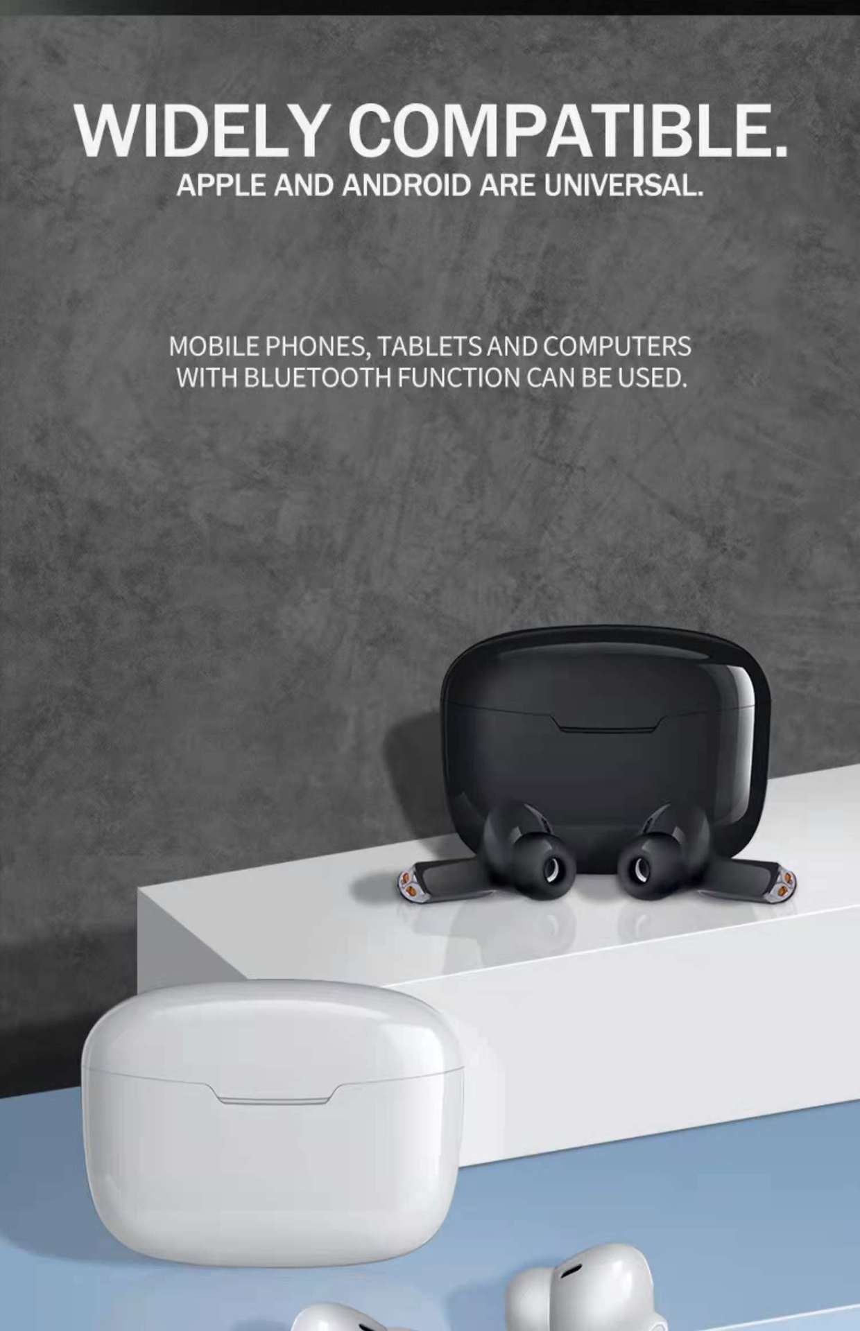 Wireless for 5.0 Earphones In-Ear Y113 Dual-Ear Sports Model Long Battery Life High-Definition Calls TWS Earbuds headset detail