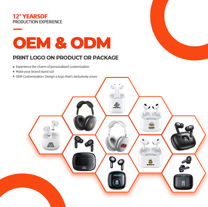 QERE E28 Ship From US EU UK QERE Noise Cancelling Blue in Ear TWS Headset Game Tooth Earbuds Wireless Earphones Headphones product view