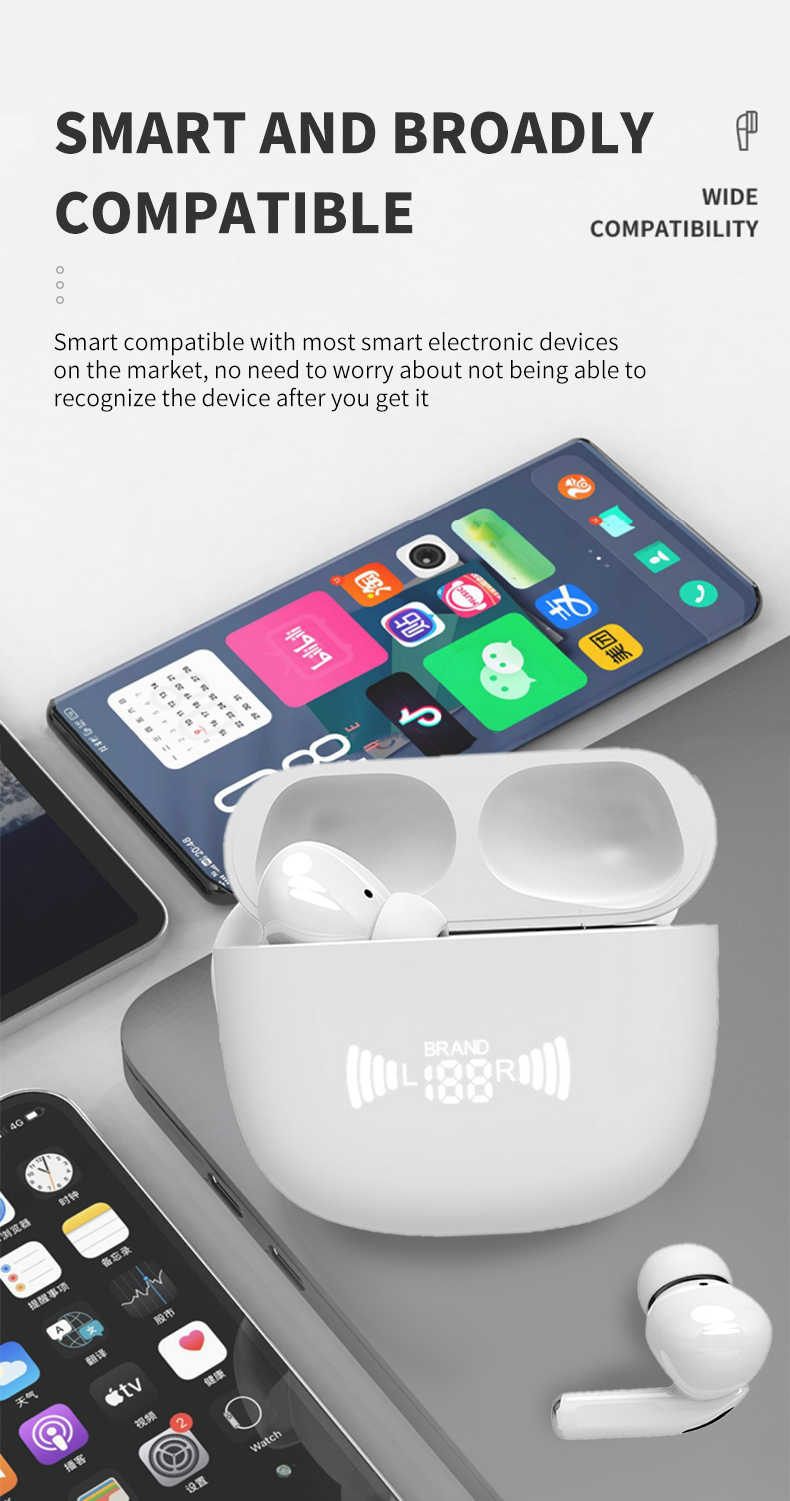 HOT Selling ANC Pro 2 Earbuds with High Quality TWS Earbuds Earphones JL Chipset Waterproof HIFI Sound 2nd Earbuds Wholesaler detail