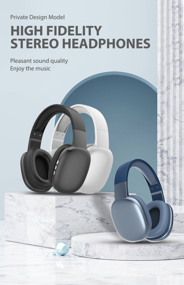 6.0 Customize Logo Wireless Earphones Headset Over-ear Headphones detail