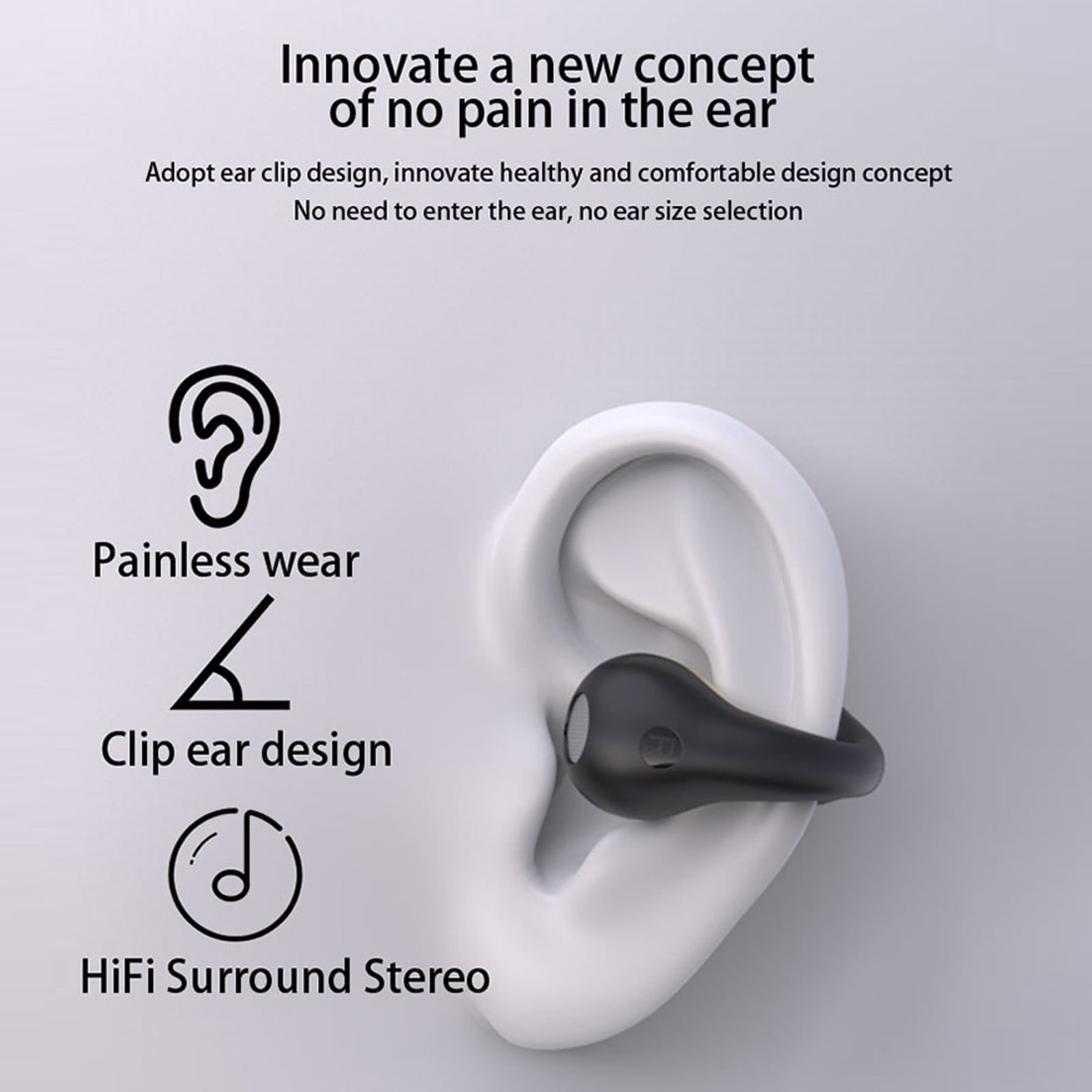2024 BT 5.3 Headphones  in Ear Noise Canceling Tws Draadloze Oordopjes Waterproof  Cover Wireless Earbuds Earphone for Airpods detail