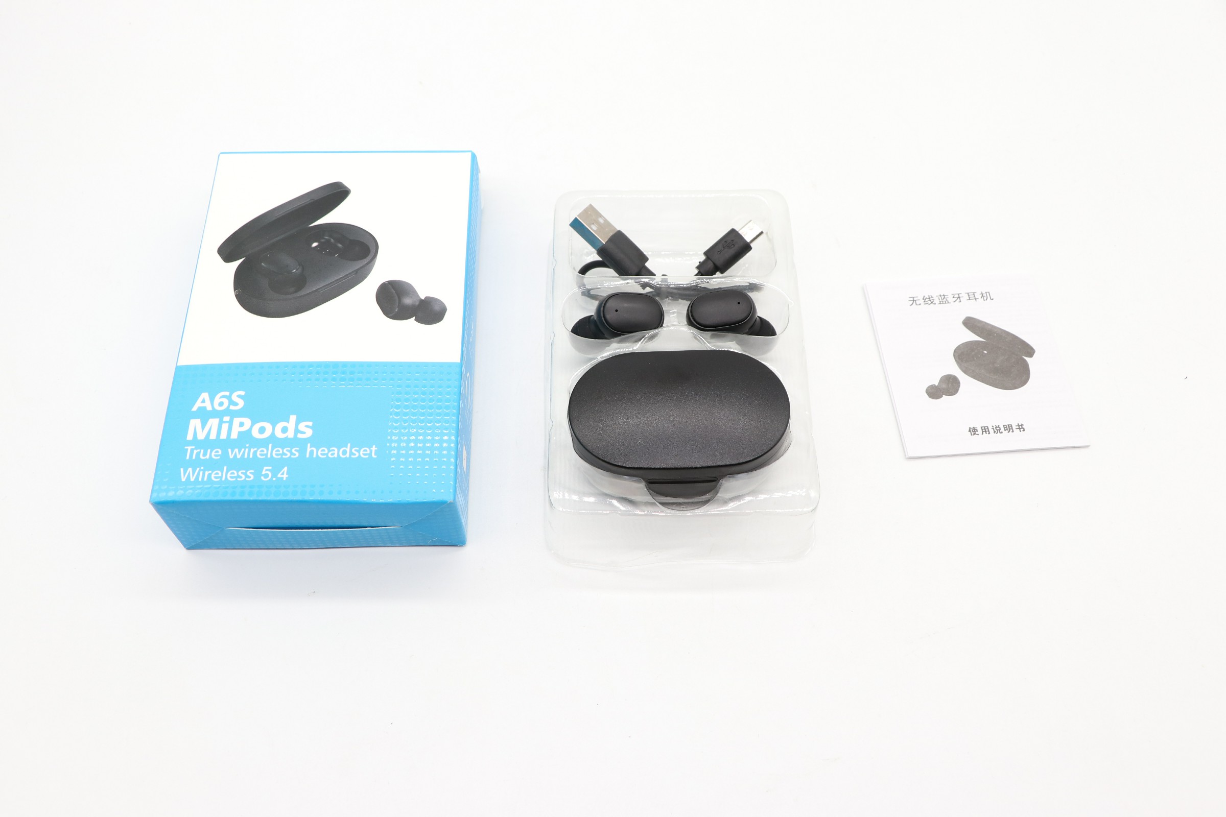 Wireless Earbuds Bluetooth 5.4 Headphones Deep Bass Stereo for AI Clear Calls Earphones In-Ear  Ear Buds for Phone Gaming TWS product view