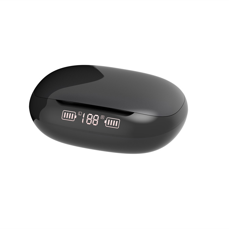 T09 JL Wireless Over-Ear Stereo for Earphones Earhook Hanging Sweat Proof Touch Control Digital Display Sports Headphones