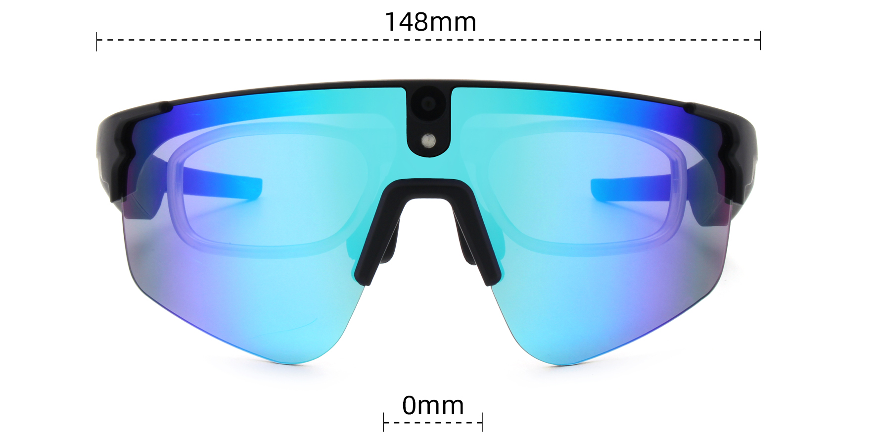 AI Smart Music Capture Listen Wireless Call Manufacturer Sunglasses Durable Cycling Running Custom Logo Outdoor Sports Eyewear detail