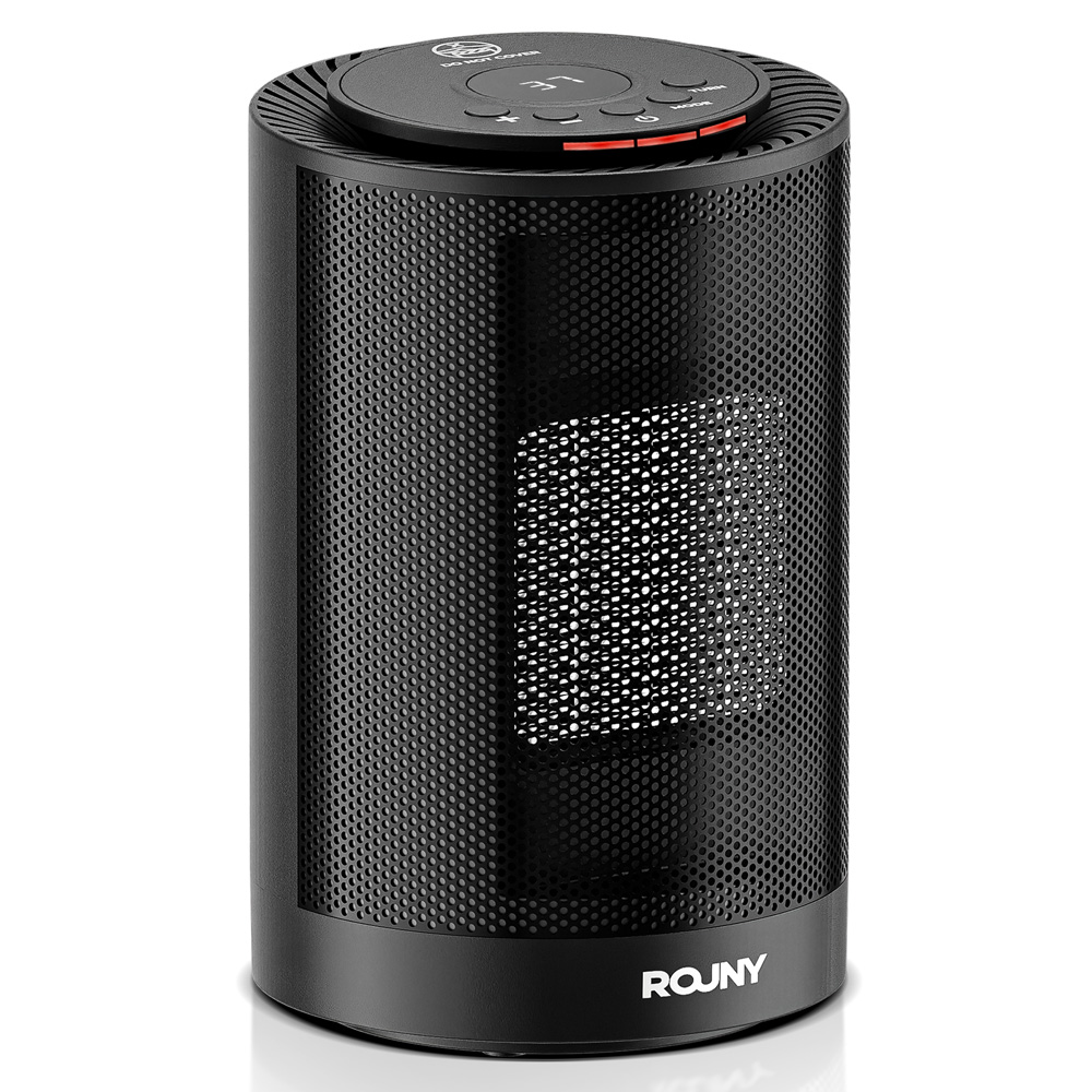 Portable PTC Heater, Hot Air Convection Fan Heater with 16-37℃ Thermostat, Oscillating Electric Space Heater for Home Office