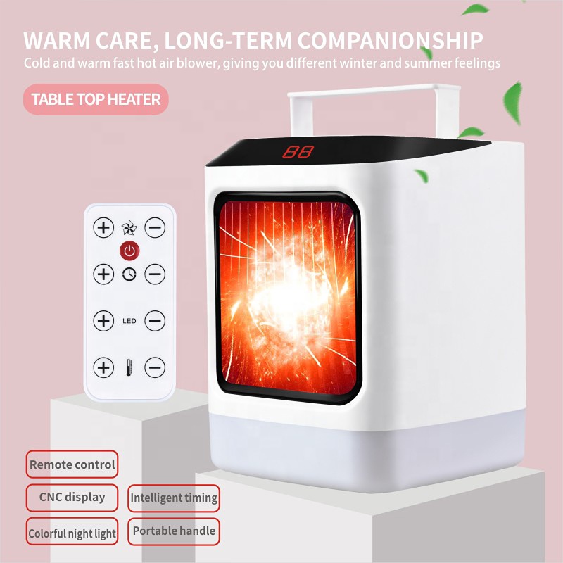 Fast Heating Indoor Home Use Portable Electric Heater Fan with Thermostat and Over-protection Winter Heater Fan product view