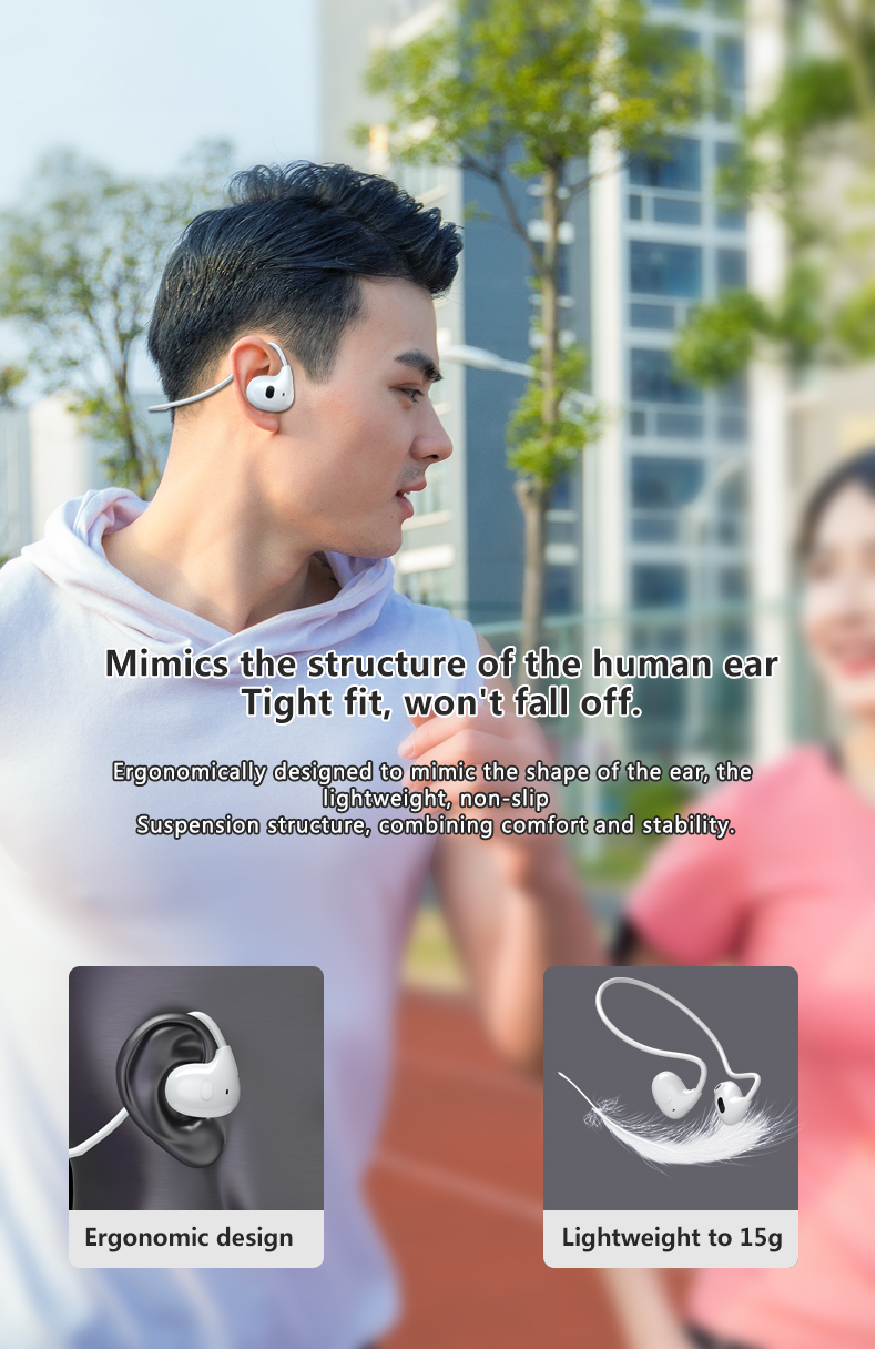 New Neckbands Open Ear Neckband Sports Wireless Headset on Ear Wireless Earphone Earbuds detail