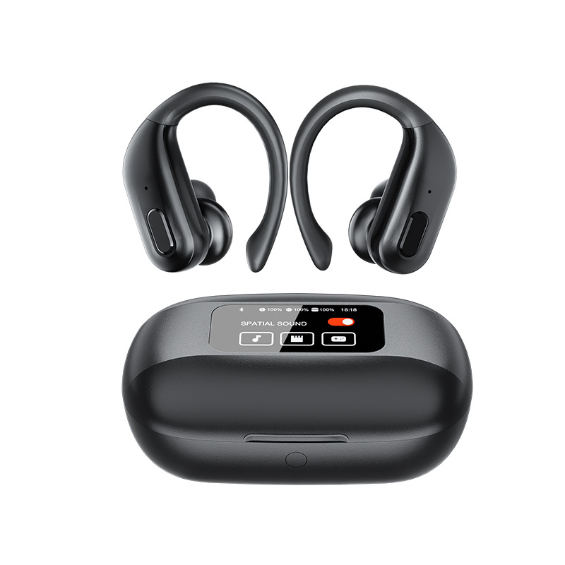 Sports Headphones - High-Quality Noise-Canceling Multi-functional Long-Range Wireless Earphones with Touch Screen