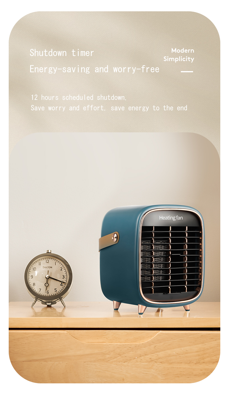 Portable Room Mini Hot air Electric Ptc Fan Heater detail