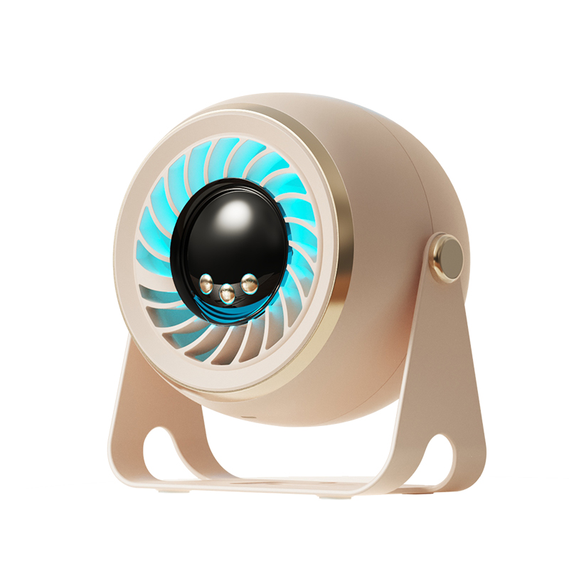 Wholesale Small Desktop Electric Fan Silent Plastic Turbine Circulation Wall Mount Charging Mini Portable Desk Air Cooling Fan
