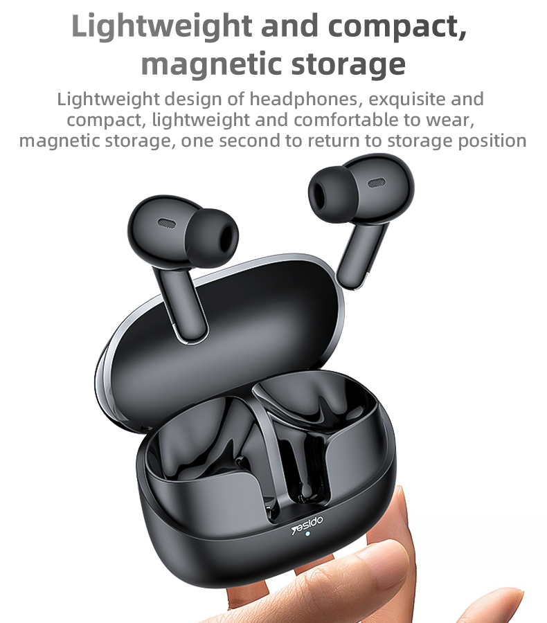 TWS26 Yesido BT5.3 Private Model Patent in Ear Style Headphones Tws Music Wireless Earphones detail