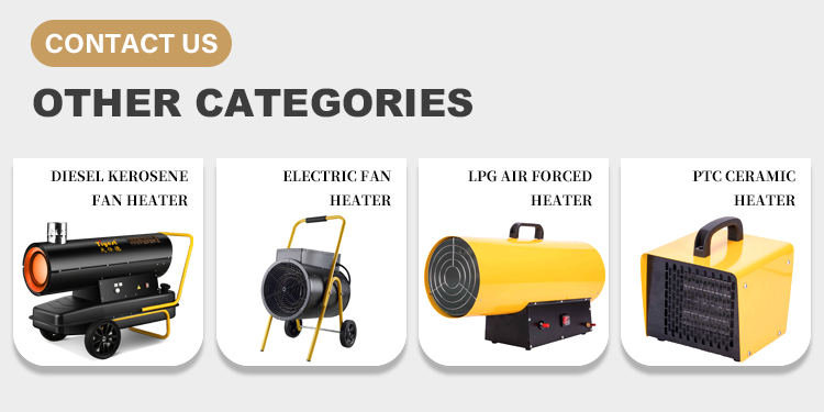 Wholesale Portable Electric 2000w Stainless Steel Industrial Household Garden PTC2000 Ceramic Heaters for Winter Home detail