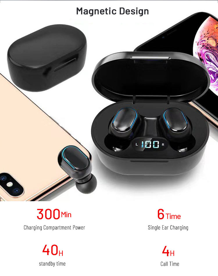Custom Audifonos F9 Fone De Ouvido Wireless Headphone Waterproof Earbuds TWS Sport Hands Free Ear Buds Earphone Wireless detail
