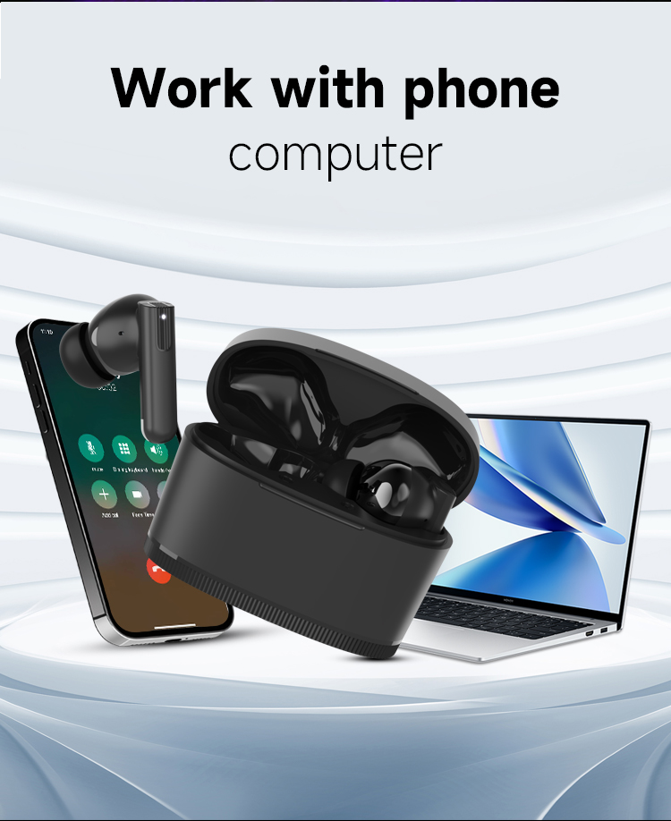 A8 Gaming ANC TWS Earphones Wireless Headphones ENC In-Ear Earbuds V5.4 Dual Pairing, Low Latency Gaming Earphones detail
