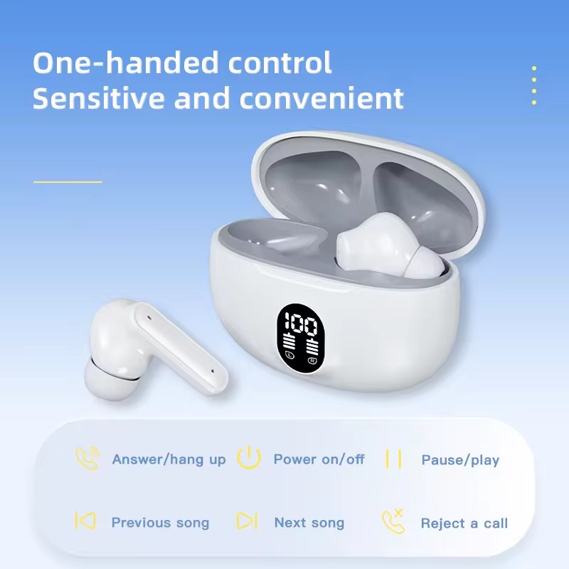 New Arrived Real S510 Mini Earphone BT5.3 in Ear Earbuds With Battery Display TWS Stereo Sport Headset Headphone detail