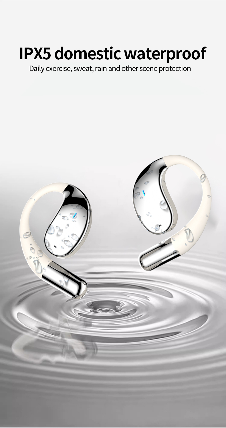 Ai Translator Earbuds Smart Wireless Earphone Sport Earhook Headphones with LED Display NON Noise Cancelling Gaming Headset detail