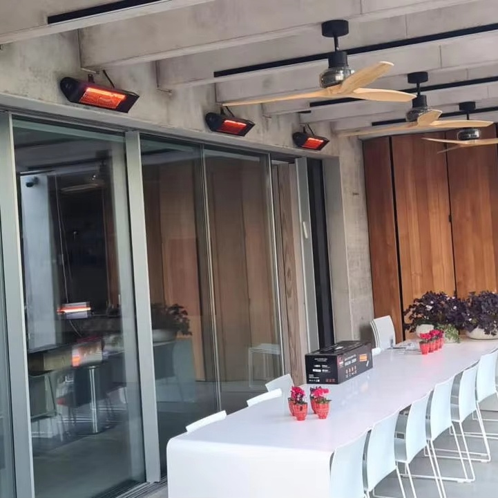 Electricity Appliances Infrared Heater Electric Home IP65 Waterproof Electric Infrared Halogen Radiant Heater