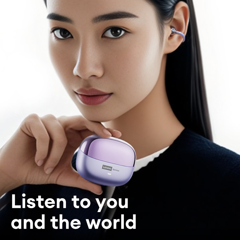Wireless Ear Clip Earbuds 6.0 HiFi Stereo Noise Cancelling Open Ear Music Calls Gaming Ergonomic Lightweight Earphones product view