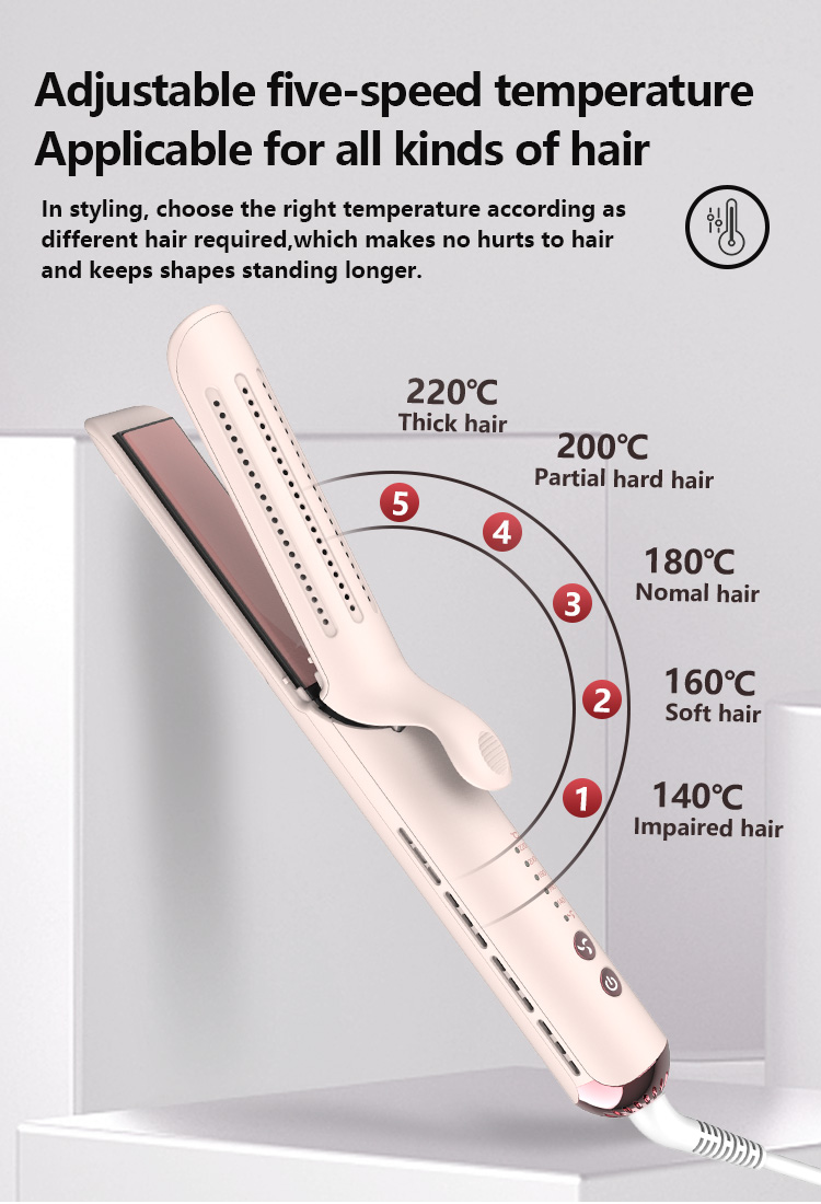 Electric Anti-scalding Professional PTC Heater 3D Floating Temperature Adjustable LED Display 150-230C Auto Power-Off Household product view