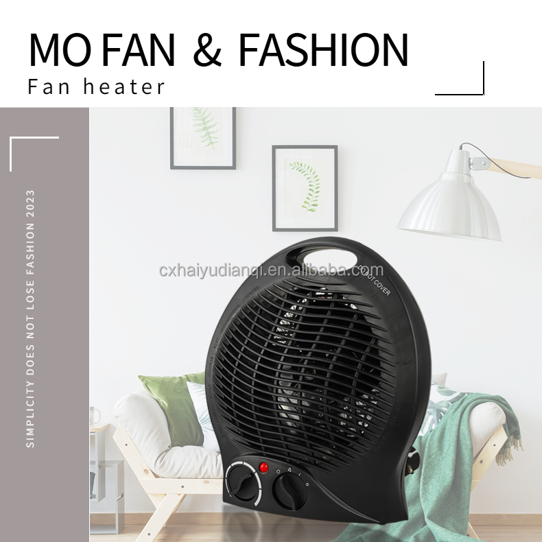 Portable Room  LQ-801 Electric Mini Fan Heater  2000W Black Electric Fan Heater product view