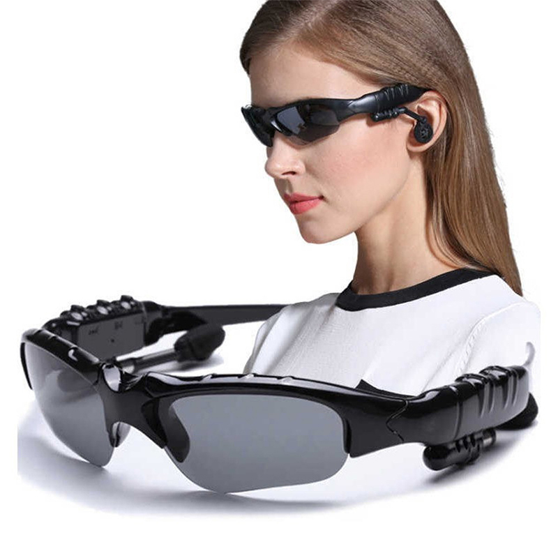 Smart Blue-tooth Microphone Sunglasses Polarized Glasses Portable Wireless Blue Tooth Earphone Sports Sun Glasses detail