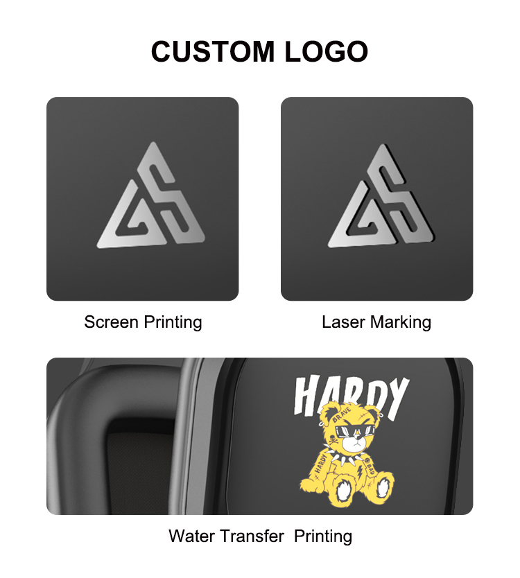6.0 Customize Logo Wireless Earphones Headset Over-ear Headphones detail