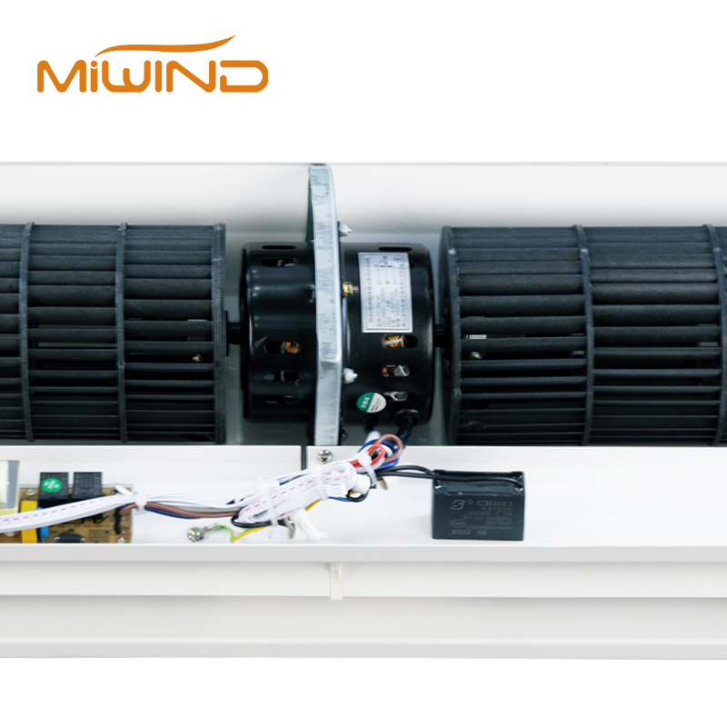 CE CB Certified Heated Air Curtain for Overhead Door Commercial Use AC Motor & Engine Wall/Window Mount Long Service Life product view