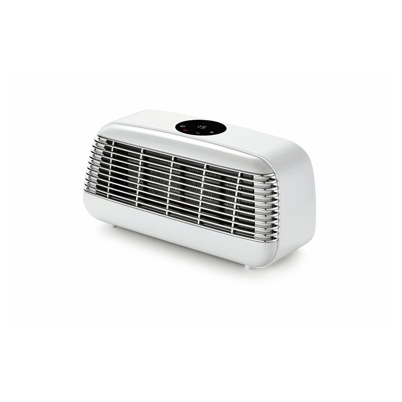 PTC Heater Overheat Protection Ventilation Portable Freestanding Plastic Electric Desk Fan Heater Digital Control App-Controlled