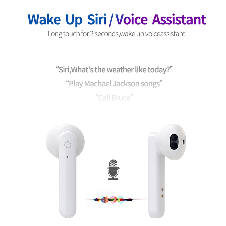 New Technology Mini Wireless Earphones  Headset for Mobile Phone for iPhone Plus S5 S6 X 7 8 detail