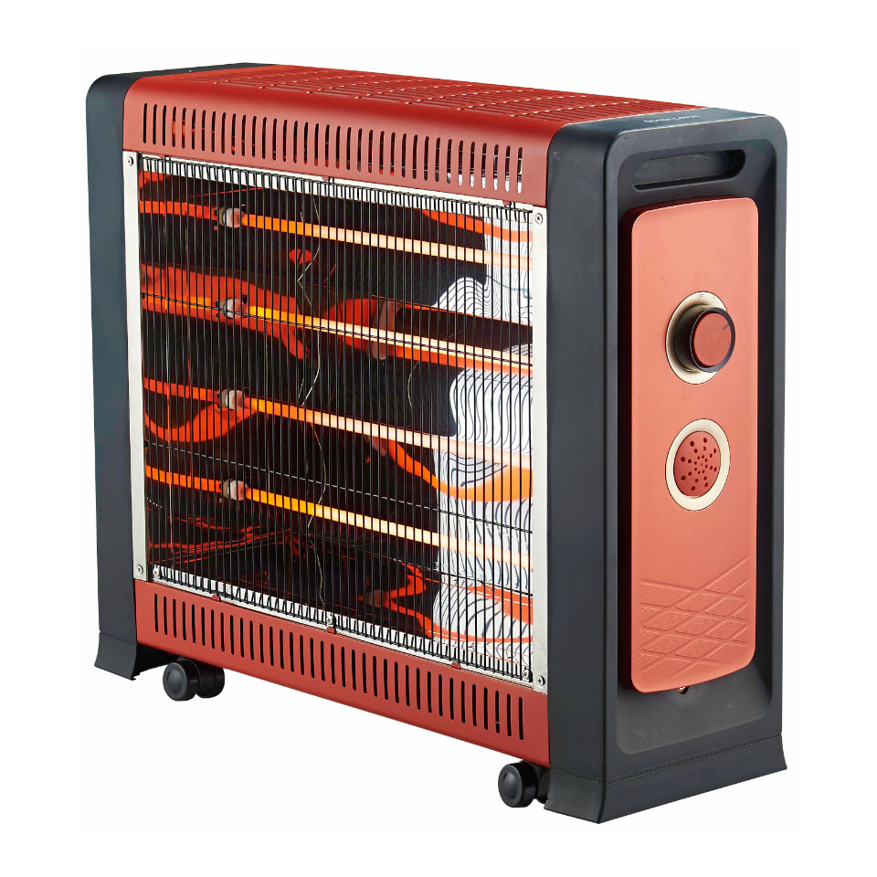 Indoor 2200W Electric Quartz Heaters Portable Heating IR Infared Adjustable Thermostat product view