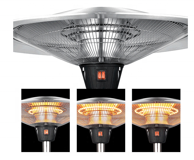 Wholesale1200w Infrared Electric Outdoor Heater Freestanding Patio Heaters detail