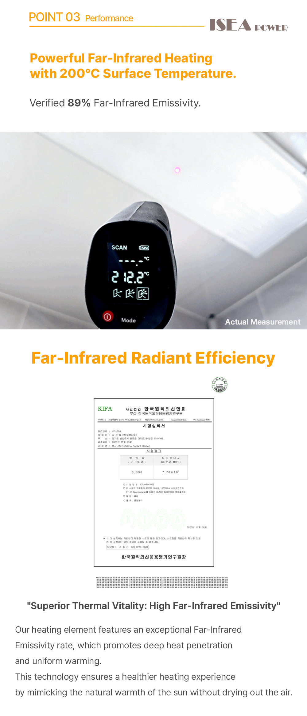 Far Infrared Radiant Ceiling Heater 89 Emissivity Professional Grade Electric System Compact Design Metal Wire Remote Control detail