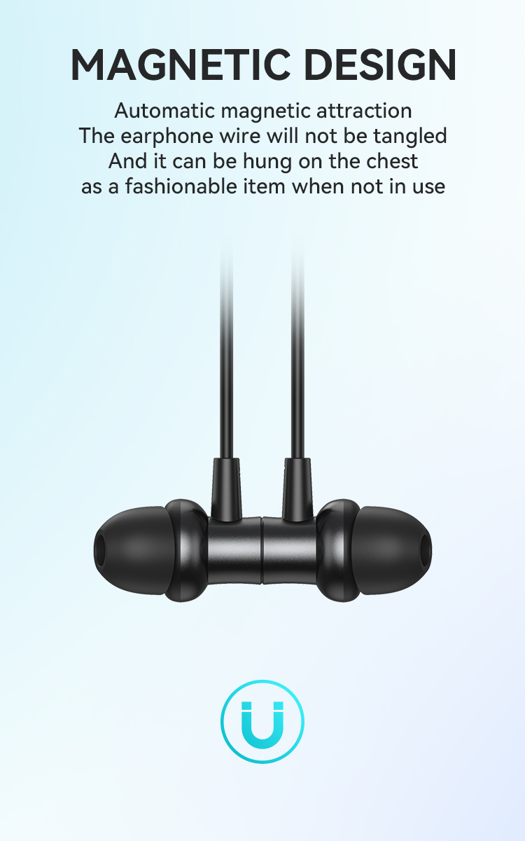 BWOO Wholesale Waterproof Sports Neckband Wireless Earphone BT 5.3 Type C Neck Band In-ear Tws Earbuds Headphones detail