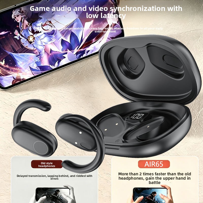 Air65 Wireless for 5.3 Life Waterproof Bone-Conduction Earphones Lightweight Convenient Pain-Free Sports Headphones detail