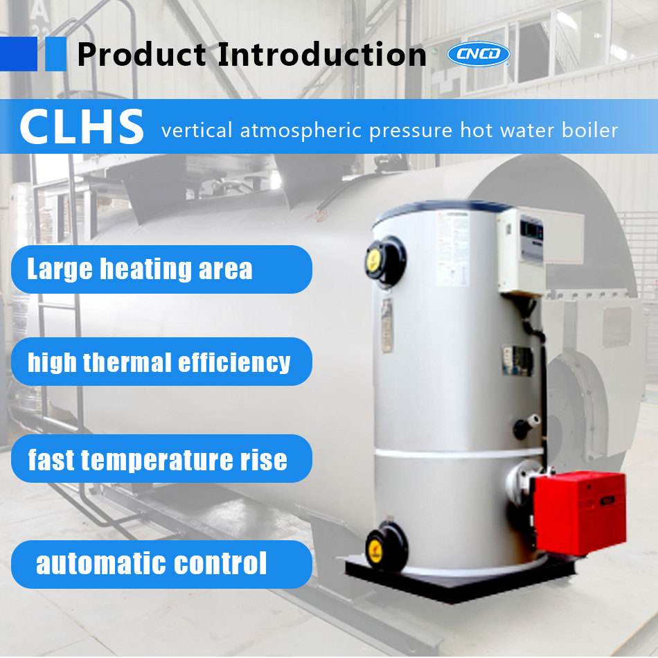 Compact Vertical Hot Water Boiler for Greenhouse Heating - High Efficiency Central Heating System with Precision Temp Control detail