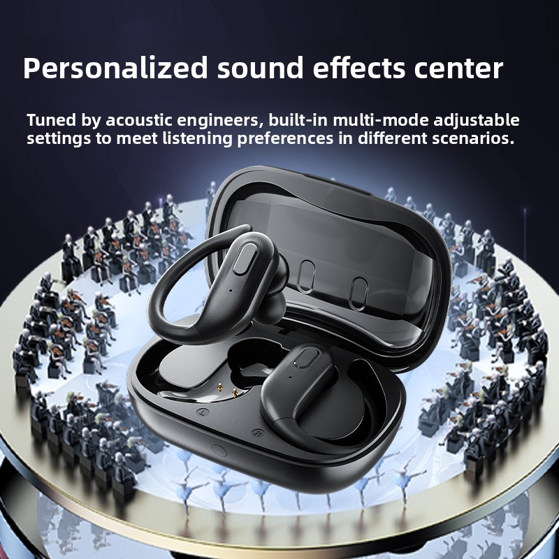 Sports  Headphones - High-Quality Noise-Canceling Multi-functional Long-Range Wireless Earphones with Touch Screen product view