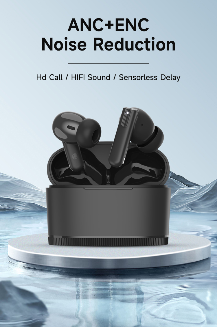 A8 Gaming ANC TWS Earphones Wireless Headphones ENC In-Ear Earbuds V5.4 Dual Pairing, Low Latency Gaming Earphones detail