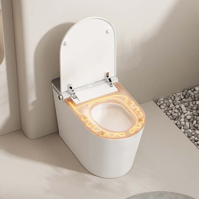 S036 DZOZO Elongated Floor Mounted Automatic Intelligent Remote Control Seat Heating Modern Ceramic Smart for Home Hotel Use product view