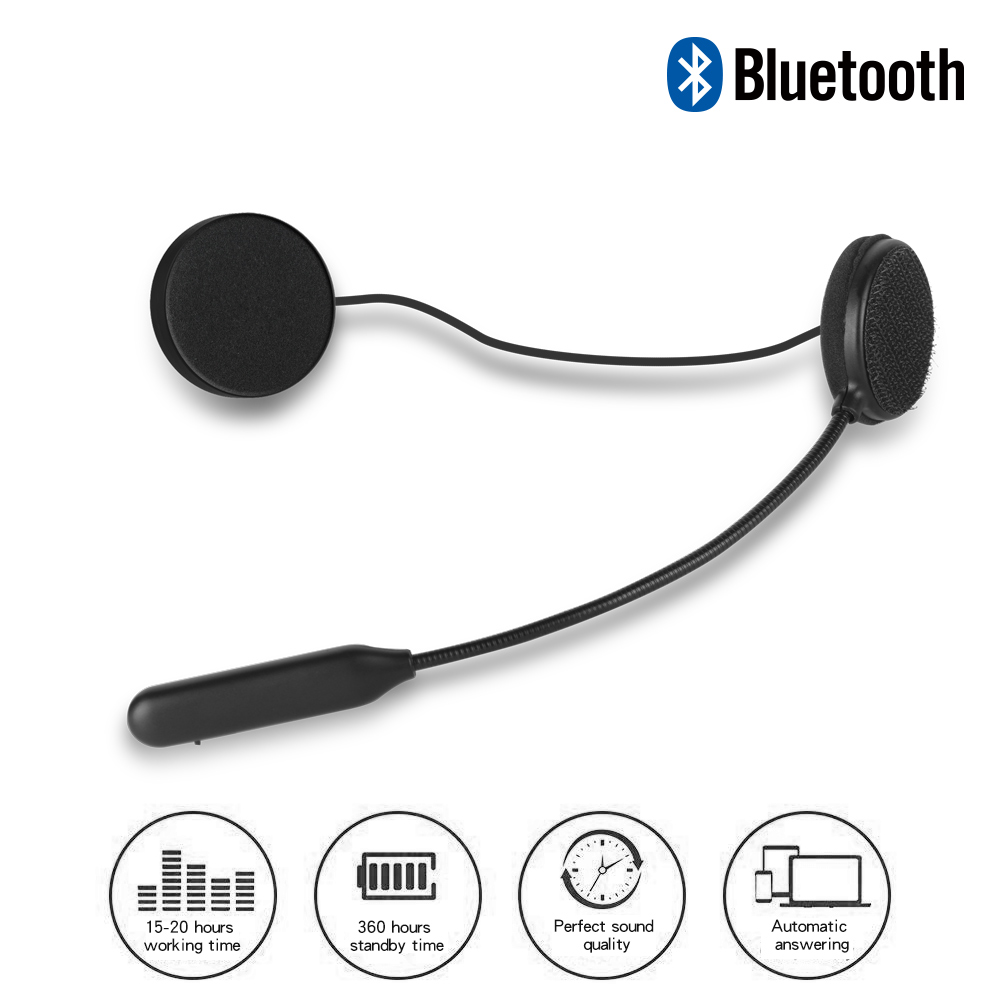 HM-1 Motorcycle Helmet Headset BT 5.1 DSP Noise Cancellation For Bulk