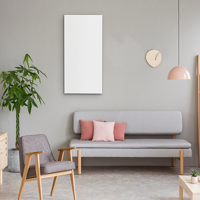 Infrared Heating Panel 800W Ceiling Mounted Electric Heater Metal White Square Flat Panel 2-Year Warranty LED Household Use 249 product view