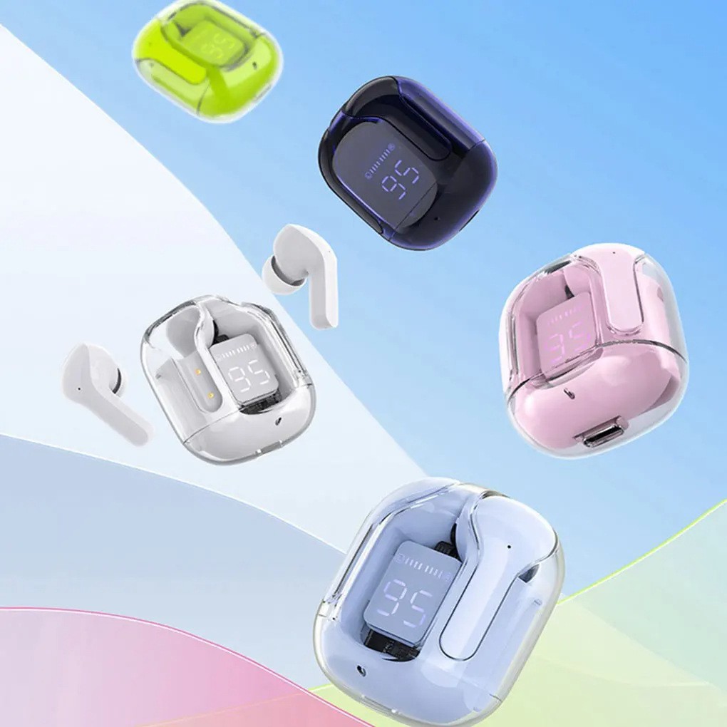 Custom Logo Transparent Earphone Type C TWS  Auriculares Air 31 Air31 Transparent Pods Auriculares Audifonos Wireless Headphone product view