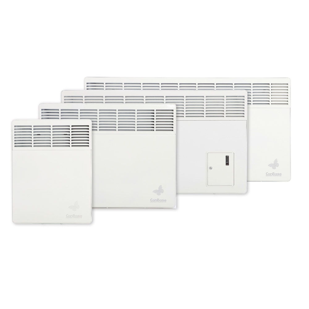 Conbase Electric Heater for Home Wall-Mounted & Freestanding Convector with Thermostat Temperature Control Metal Construction product view